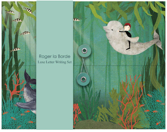 Roger la Borde:  Whale Song Writing Paper Set