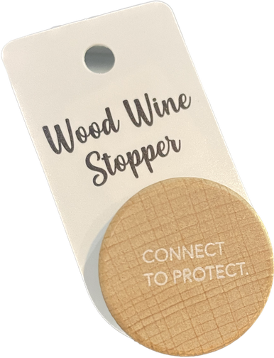 Connect to Protect Wine Stopper